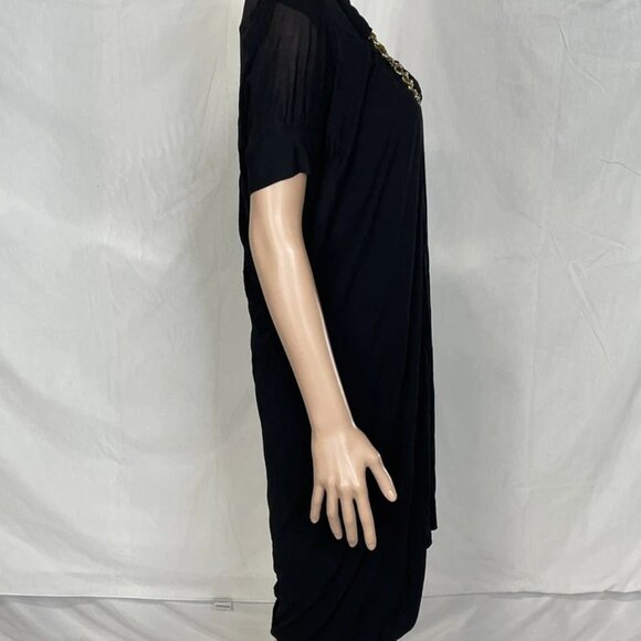 NEW ALEXANDER MCQUEEN Women's Dress Vintage Mid-length Silk Size 6 - Picture 5 of 8